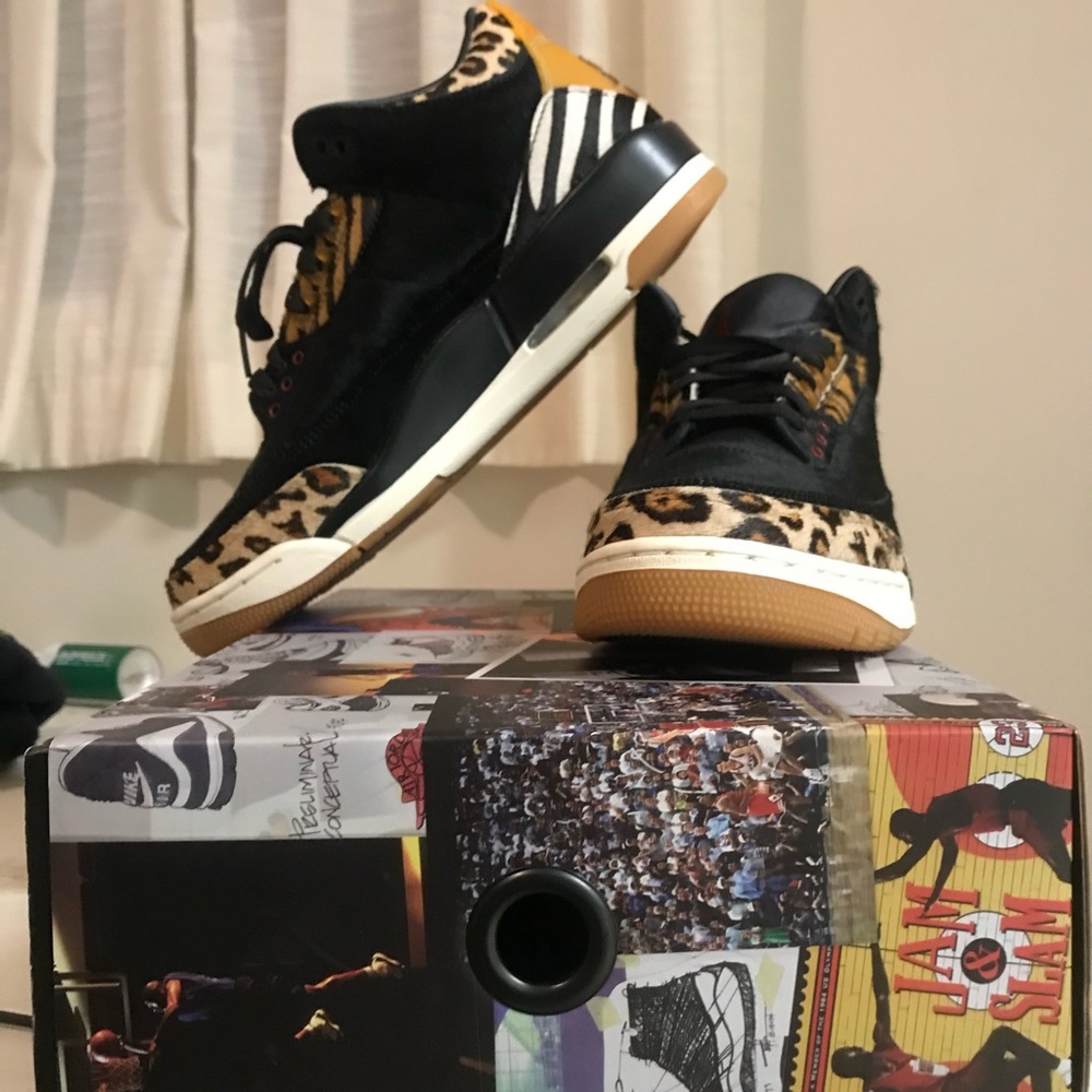 Jordan 3’s animal pack. New, never worn and comes with box.